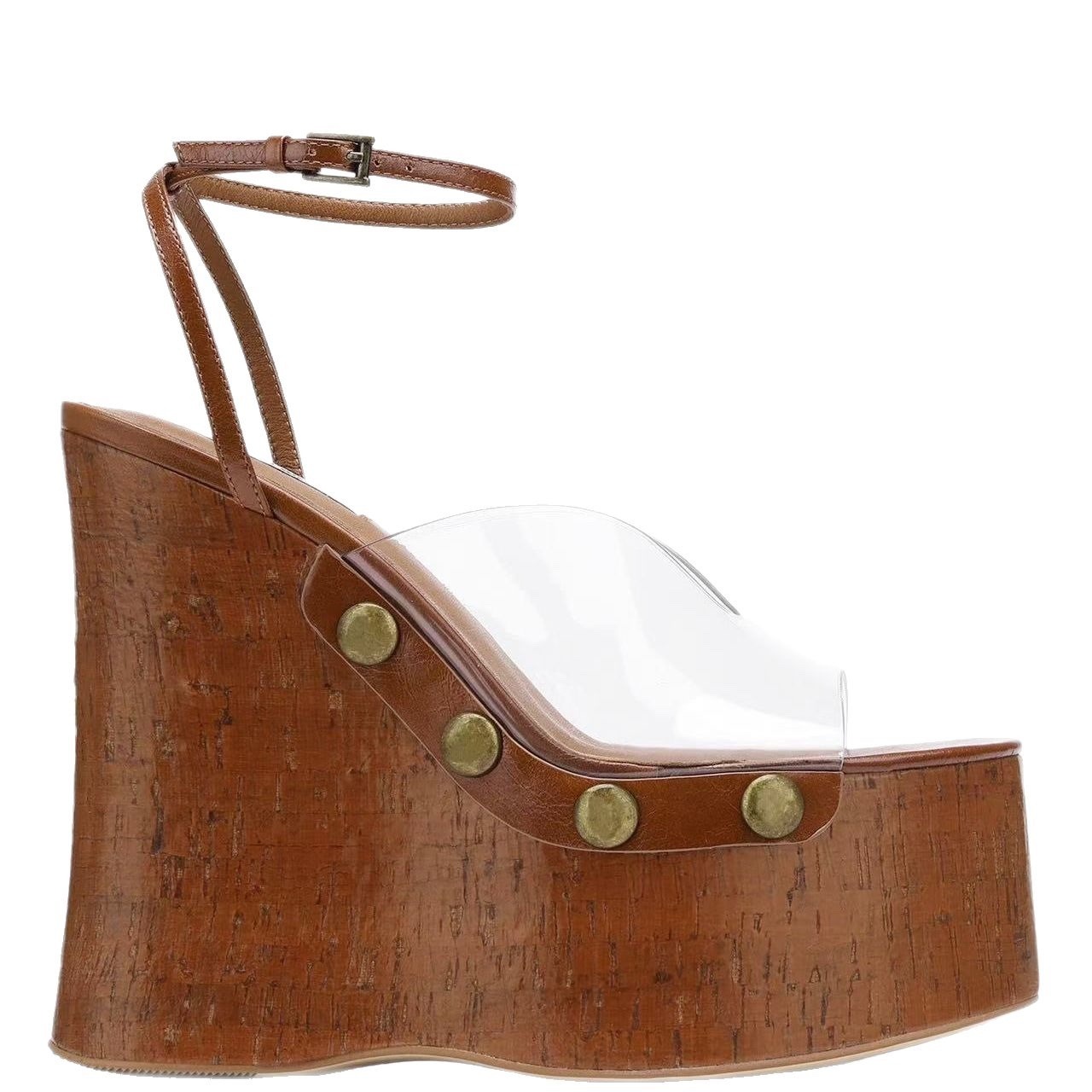 Waders - Sandalias de tacón de cuña con