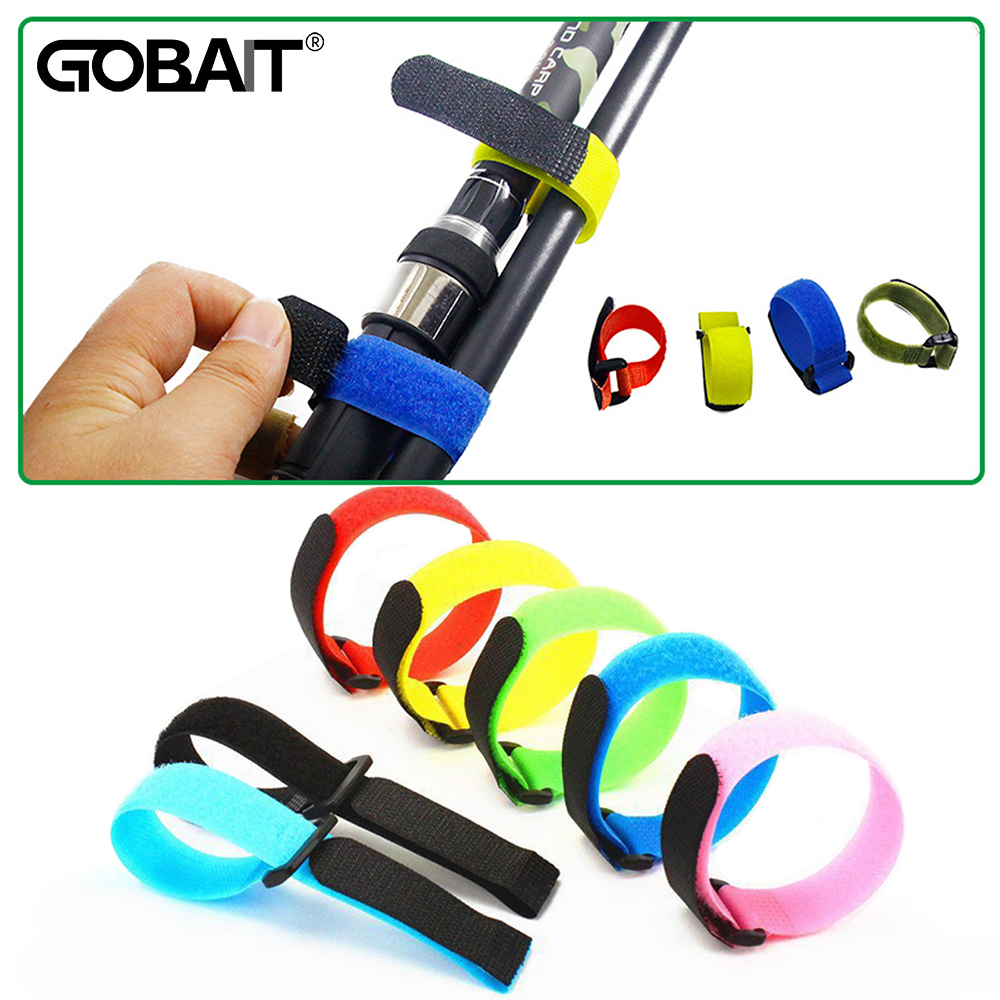 Fishing Rod Wrap Tape - Correa de cordón ajustable para caña