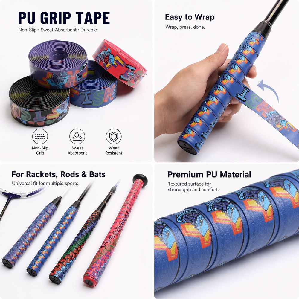 Cinta de agarre antideslizante - Fishing Rod Wrap Tape reseña y precio