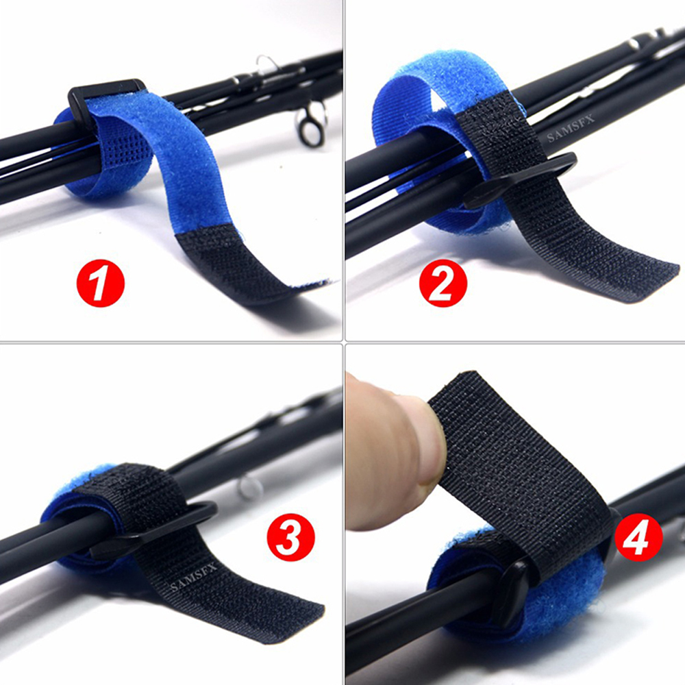Correa de cordón ajustable par - Fishing Rod Wrap Tape reseña y precio